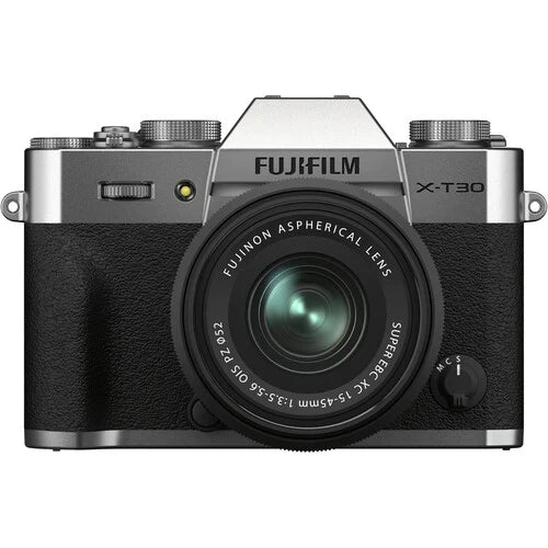 Fujifilm X-T30 II Kit (Silver) With 15-45mm Lens Black
