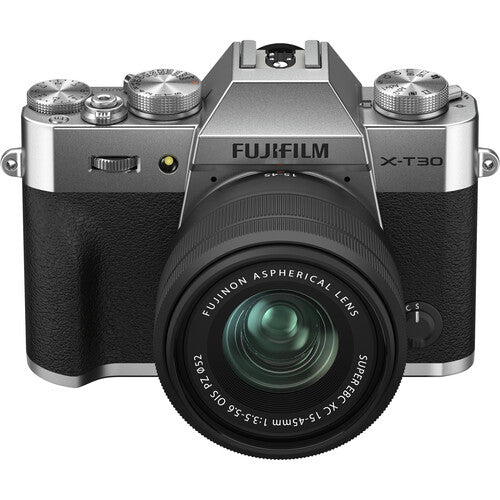 Fujifilm X-T30 II Kit (Silver) With 15-45mm Lens Black