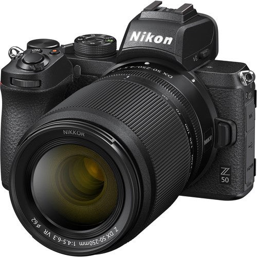 Nikon Z50 Twin Kit with (Z DX 16-50mm F/3.5-6.3 VR + Z DX 50-250 F/4.5-6.3 VR) + FTZ II