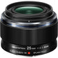 OM System M.Zuiko ED 25mm F/1.8 II Camera Lens (Black)