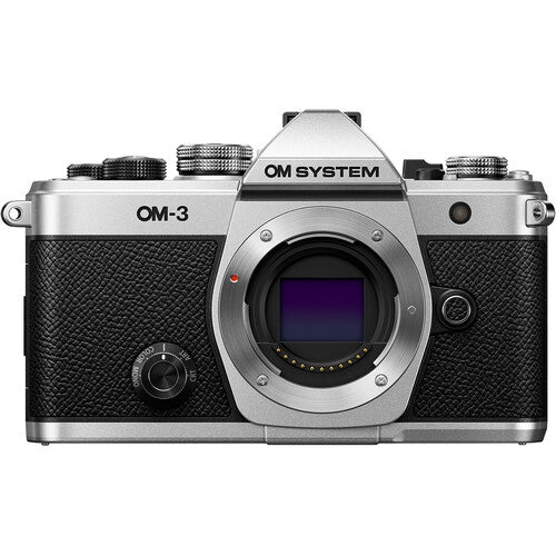OM System OM-3 Mirrorless Camera with 12-45mm F4 Pro Lens (Silver)