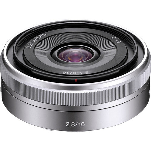 Sony E 16mm F2.8 Lens (Silver)