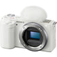 Sony ZV-E10 Mirrorless Camera Body (White)