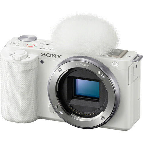 Sony ZV-E10 Mirrorless Camera Body (White)